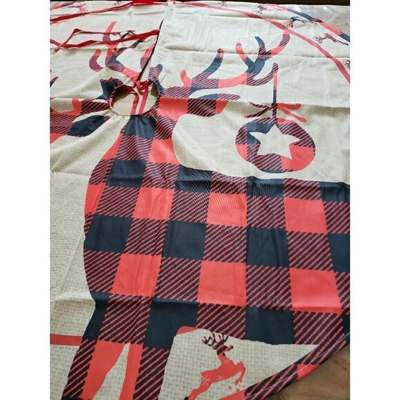 Reindeer Christmas Skirt - Picture 2 of 6